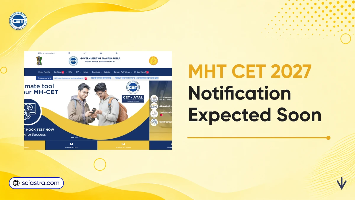 MHT CET 2027 Notification Expected Soon